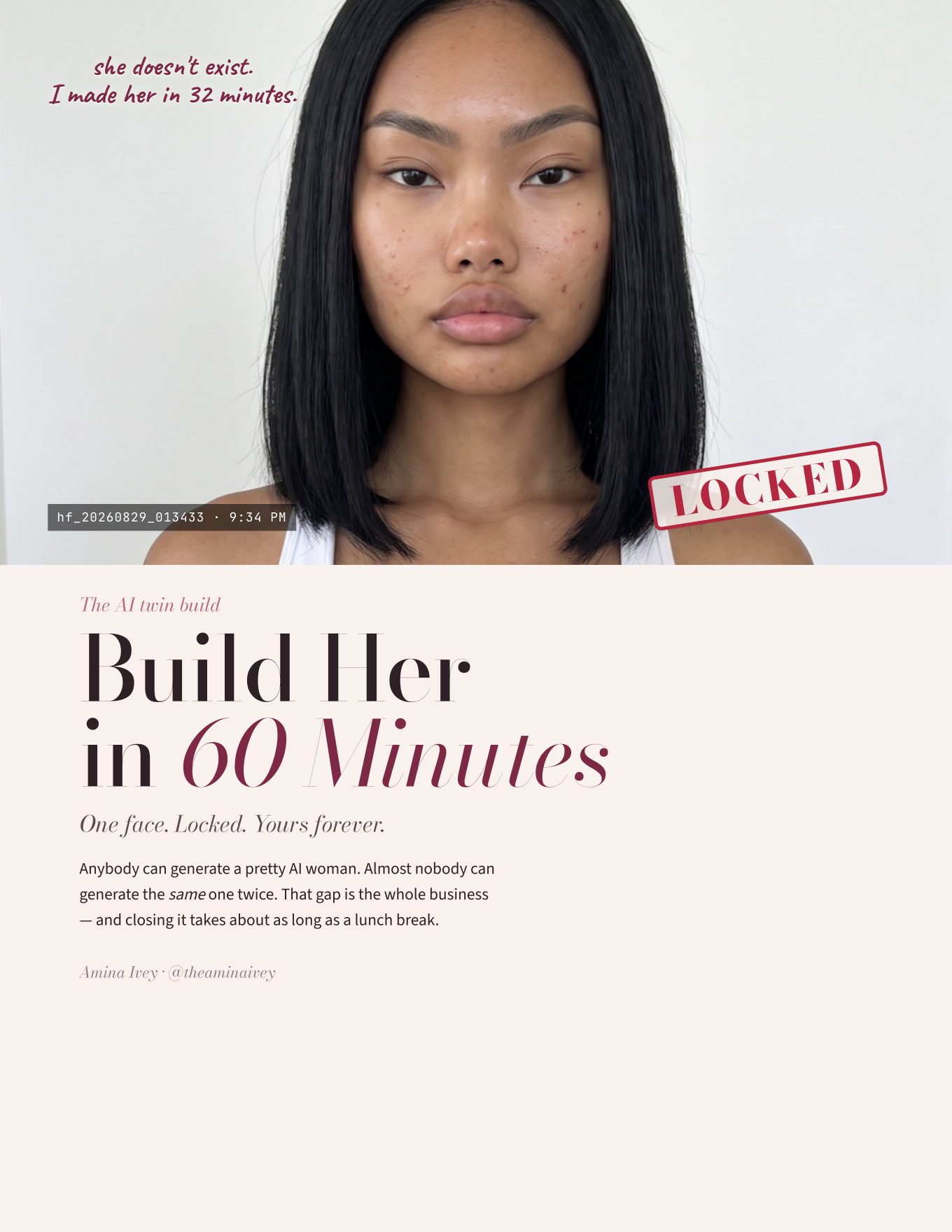Build Her in 60 Minutes — the guide